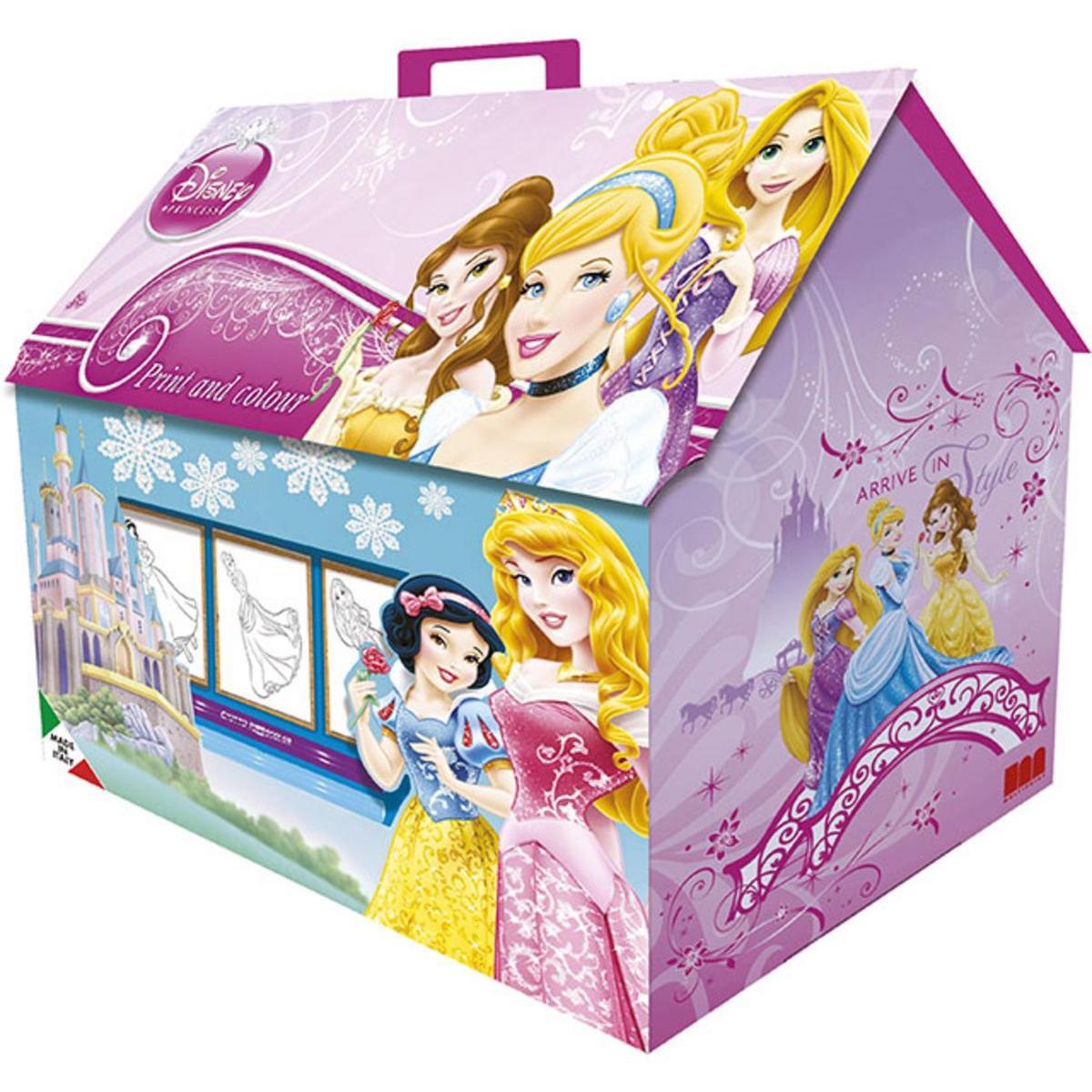 Ensemble coloriage Princesses Disney - 24,6 x 17 x H 24 cm - Multicolore