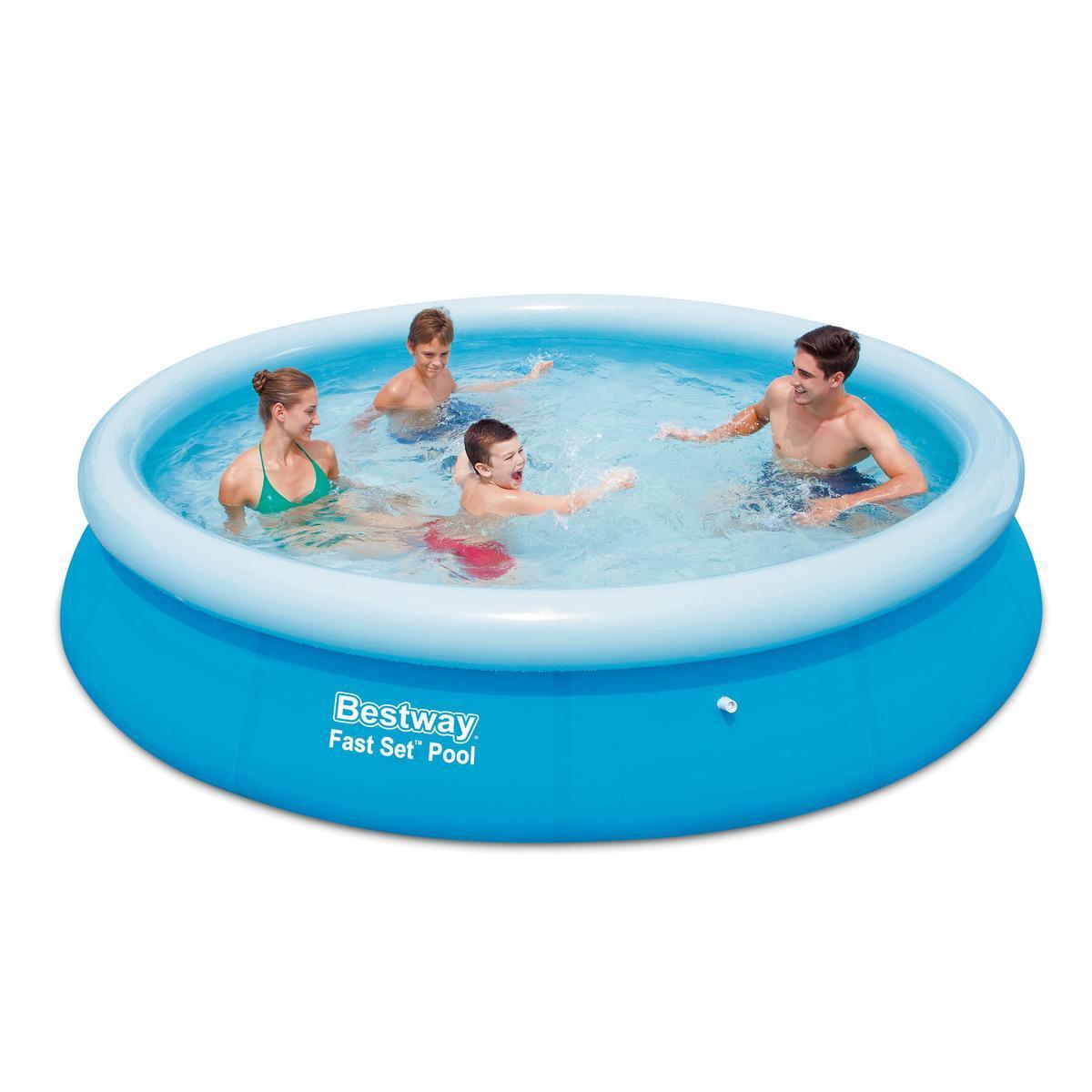 Piscine autoportante - PVC - Ø 366 x H 76 cm - Bleu