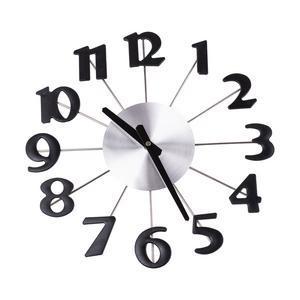 Horloge fun - Acier - Ø 38 cm - Gris, noir ou multicolore
