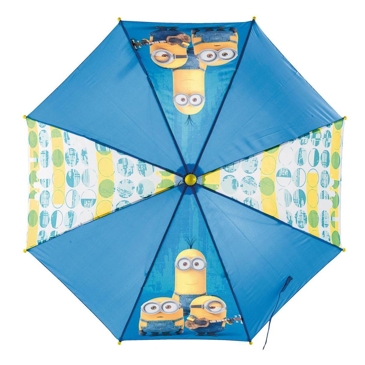 Parapluie Minions - Polyester - 39,5 cm - Bleu et jaune