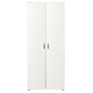 Armoire multifonctions - Panneaux de particules - 70 x 34 x H 180 cm - Blanc