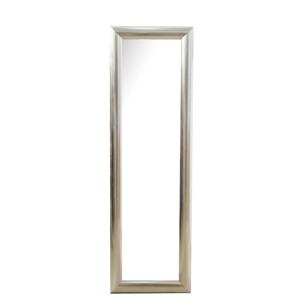 Miroir glam - Polystyrène - 36 x H 116 cm - Gris