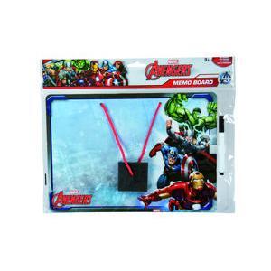 Ardoise Avengers avec feutre - Plastique et Carton - 29 x 20,5 cm - Multicolore