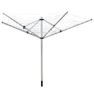 Séchoir parapluie - Aluminium - 160 x 160 x H 182 cm - Gris