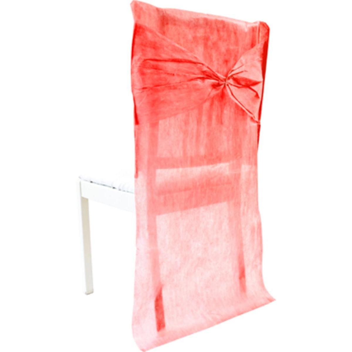 Housse de chaise 50x95cm, coloris - 95 x 50 cm - Rouge