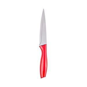 3 couteaux - Plastique et acier inoxydable - Rouge