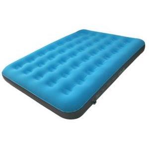 Matelas gonflable 2 personnes - PVC - 185 x 137 cm - Bleu turquoise