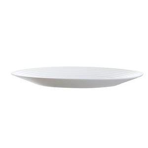 Assiette plate Harena - Opale - Ø 25 cm - Blanc