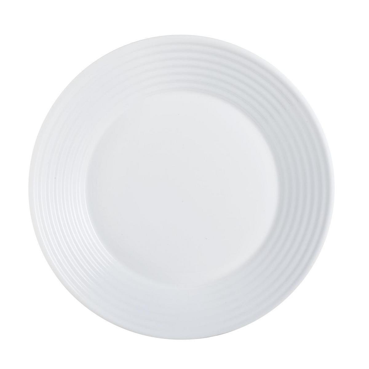 Assiette creuse Harena - Opale - Ø 16 cm - Blanc