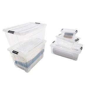 Boîte de rangement clipsable Top Box - 30 L - Transparent