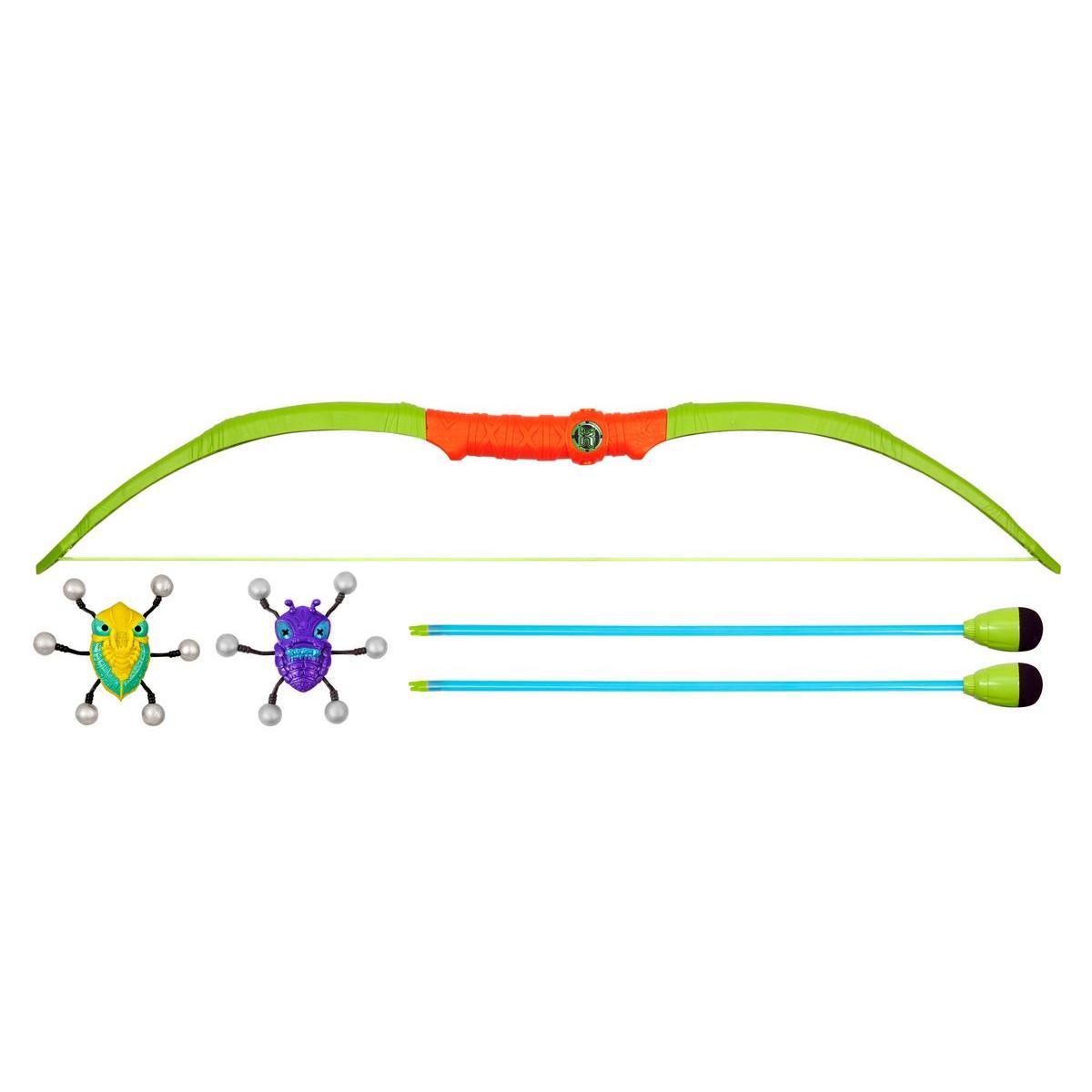 Arc Bug Attack et accessoires - Plastique - 4 x 70 x 21 cm - Vert, orange et bleu
