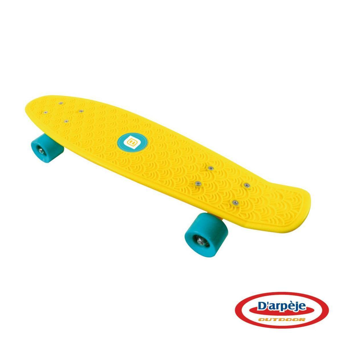 Mini skate - Plastique et métal - 56 x 16 x H 9,5 cm - Différents coloris