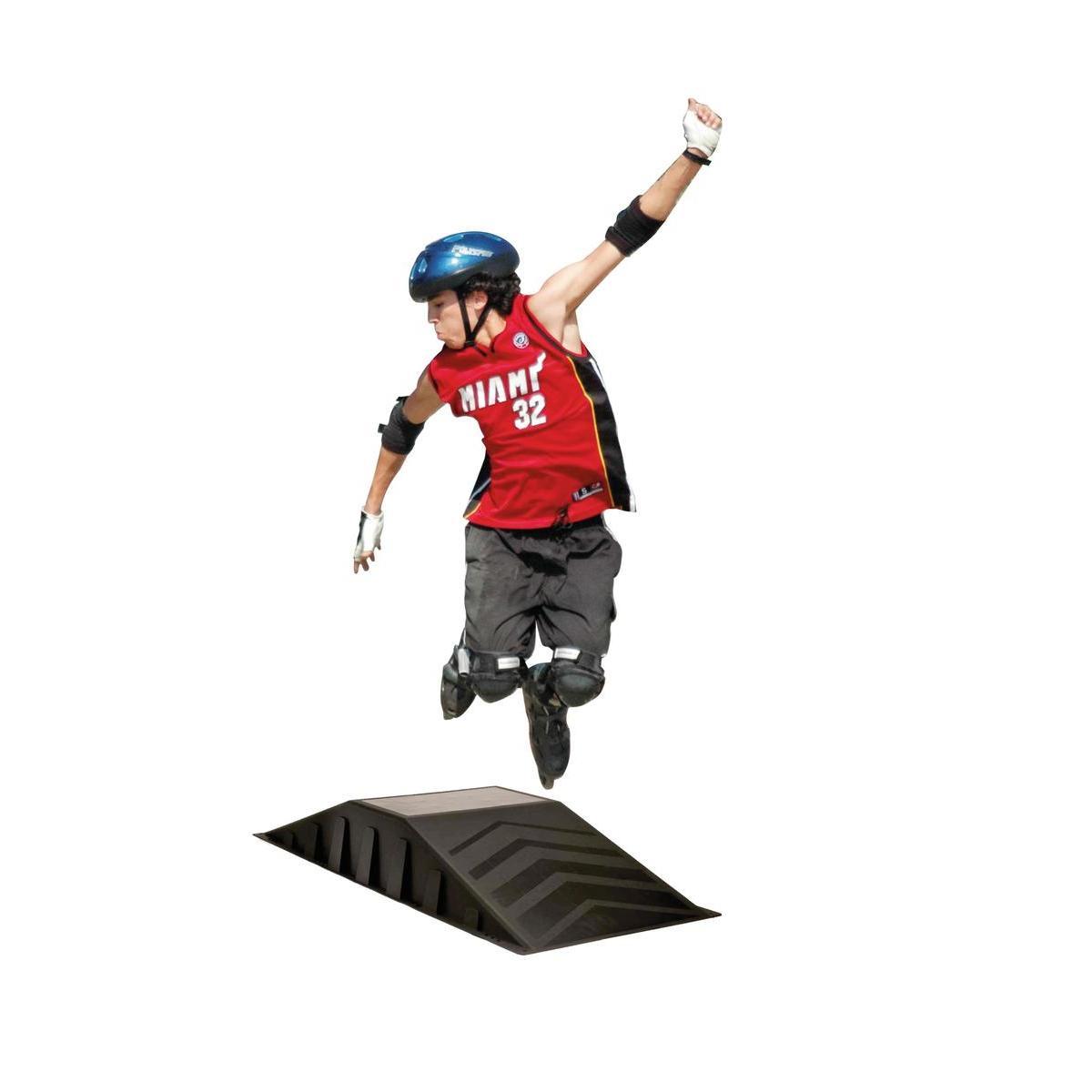 Tremplin de Skateboard - 112 x H 15 x 45 cm - Noir