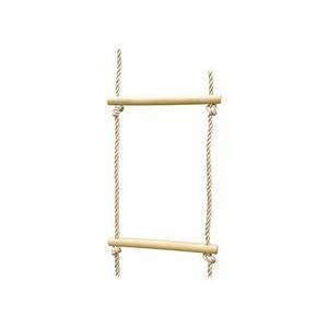 Échelle pour portique - Corde et hêtre - 1,9 à 2,5 m - Beige