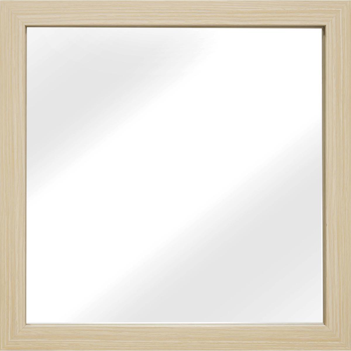 Miroir carré en bois - 34 x 34 cm - K.KOON