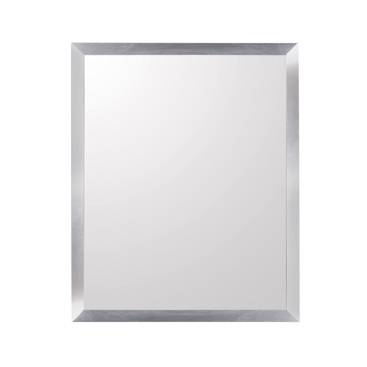Miroir - MDF et verre - 43.8 x 53.8 x 1.5 cm - Argent