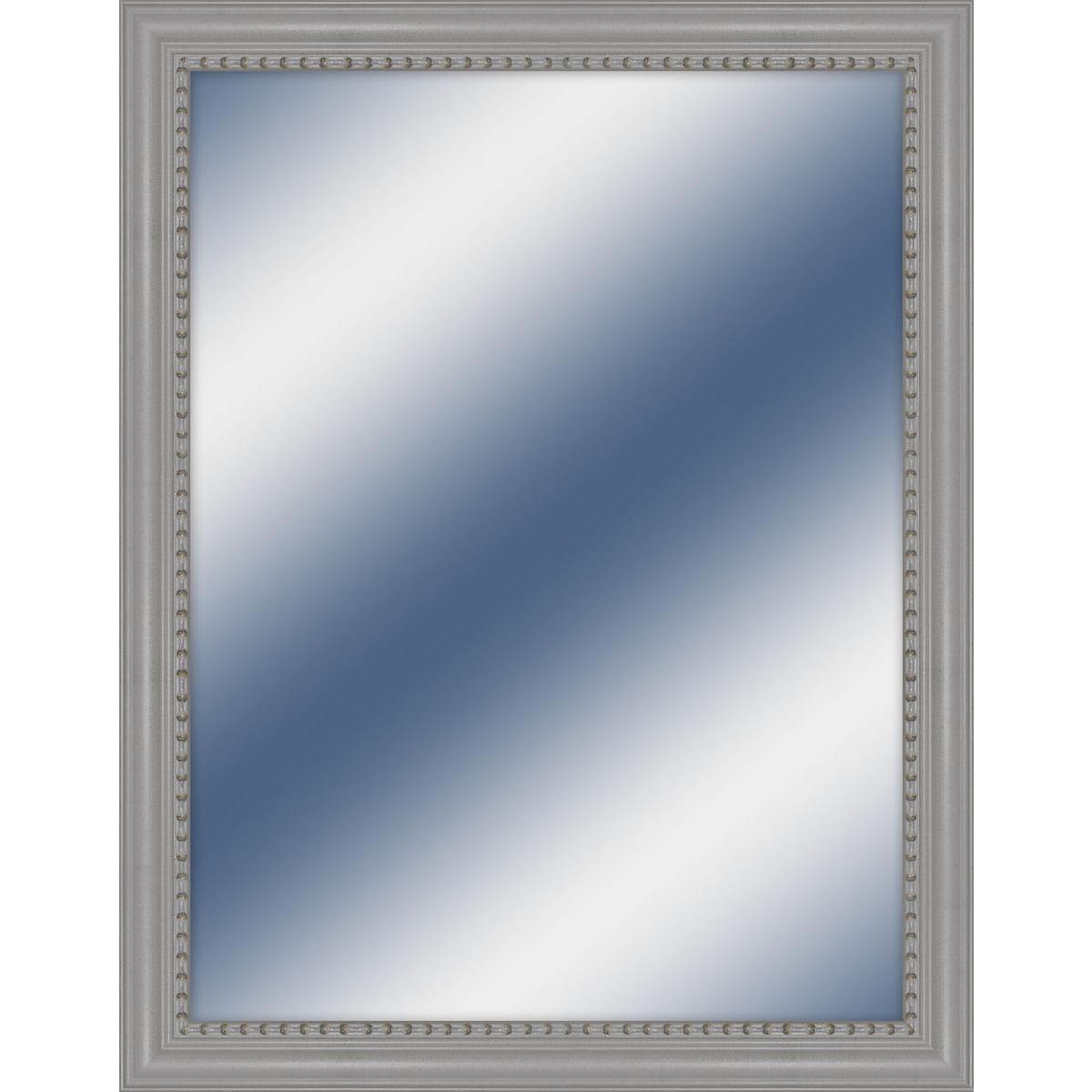 Miroir - MDF et verre - 30 x 40 cm - Marron taupe