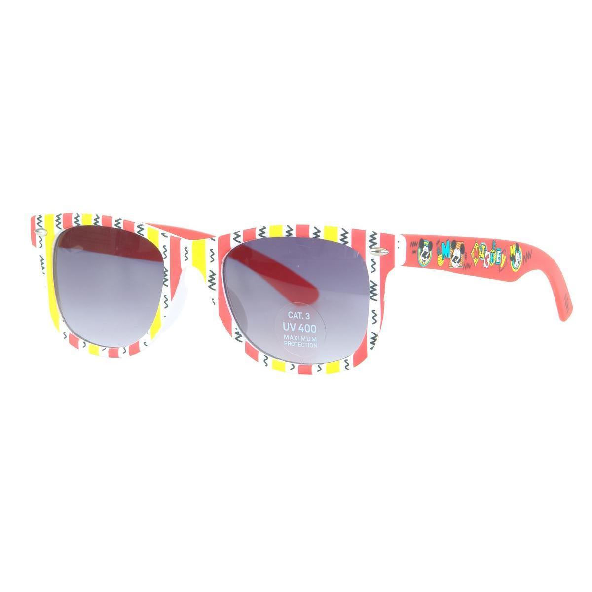 Lunettes de soleil Mickey pour enfant - Plastique - Indice de protection 3 - Multicolore