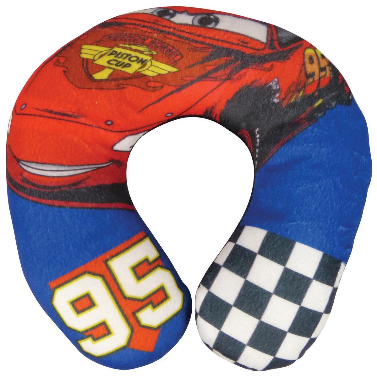 Coussin de cou Cars - Tissu - 31 x 28 x 7 cm - Multicolore