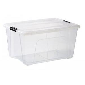 Boîte de rangement clipsable Top Box - 45 L - Transparent