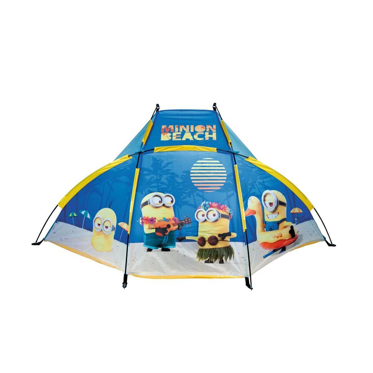 Tente de plage Minions - Nylon - 195 x 75 x H 95 cm - Multicolore