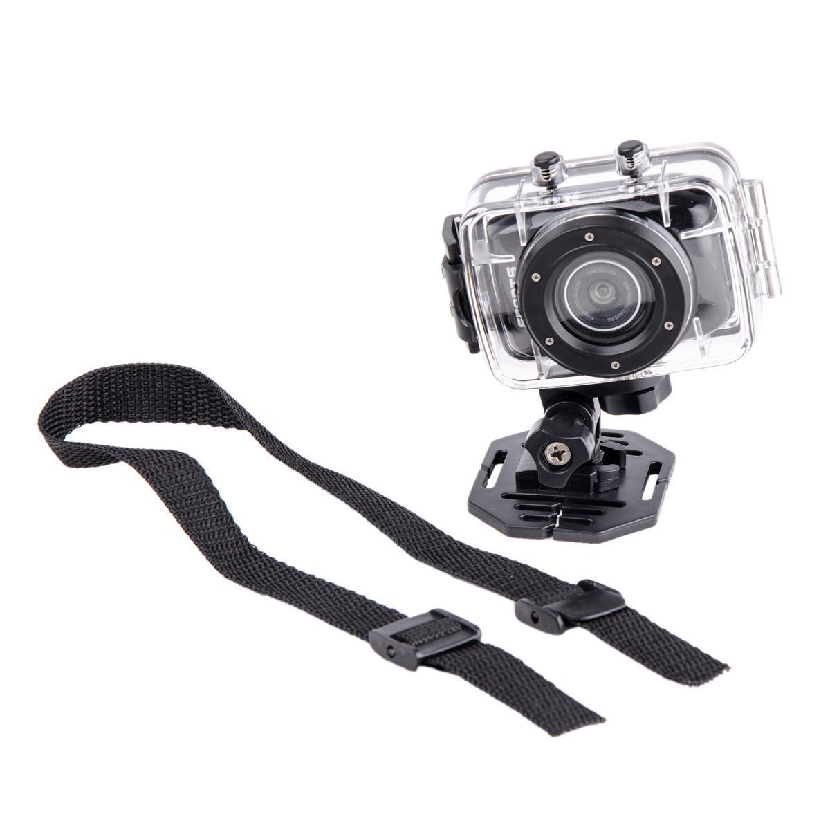 Caméra sport - ABS - 59 x 24,5 x H 41 mm - Noir