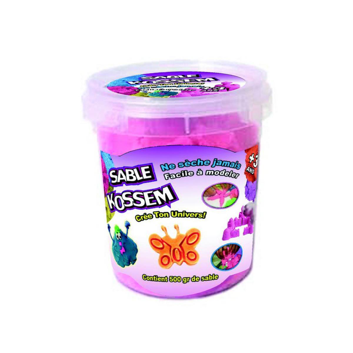 Sable magique - Plastique - 500 g - Multicolore