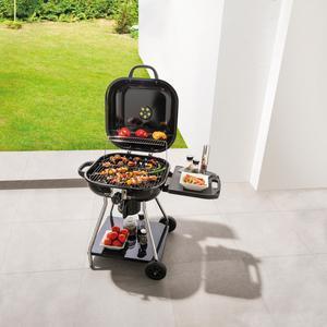 Barbecue chester premium - émail - Acier - 98 x 59 x H 84 cm - Noir