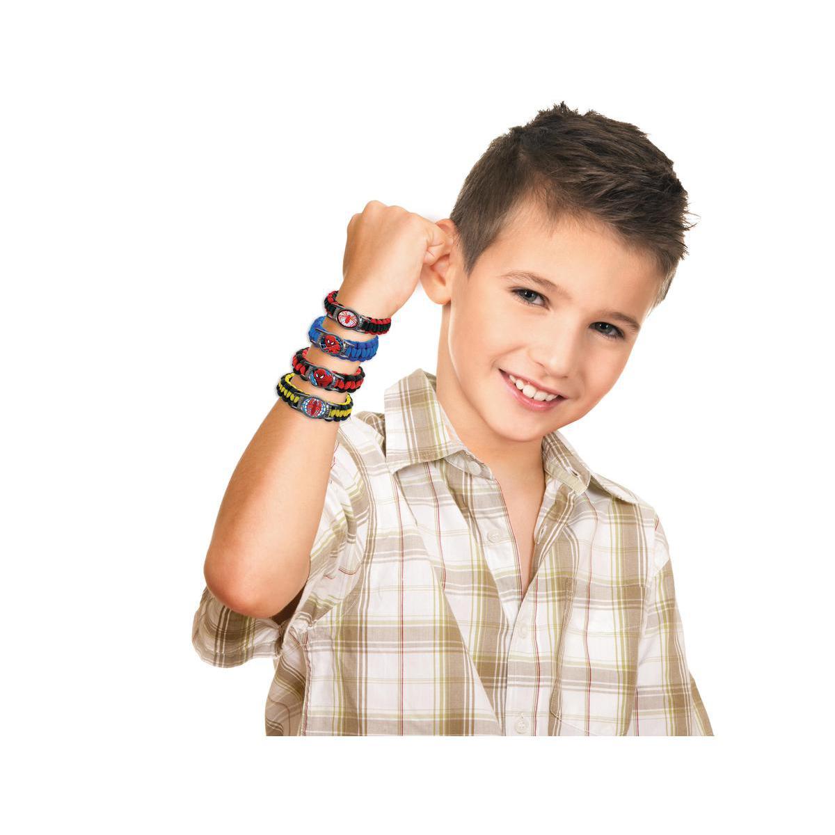 Bracelet paracorde Spider-man - Polyester - Multicolore