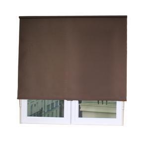 Store enrouleur tamisant - 100 % Polyester - 120 x 180 cm - Marron chocolat