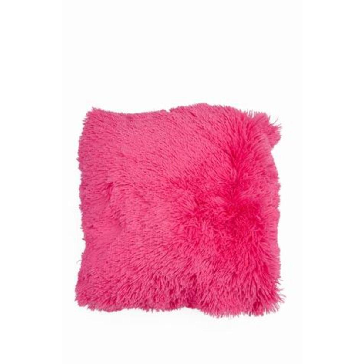 Coussin Shaggy - Rose