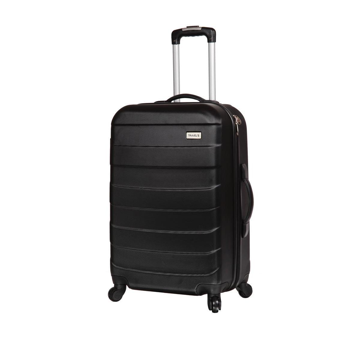 Valise rigide - ABS - 32 x 21 x H 46 cm - Noir