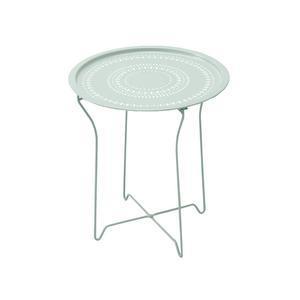 Table d'appoint - Acier - 45 x 45 x H 52 cm - Rose ou bleu