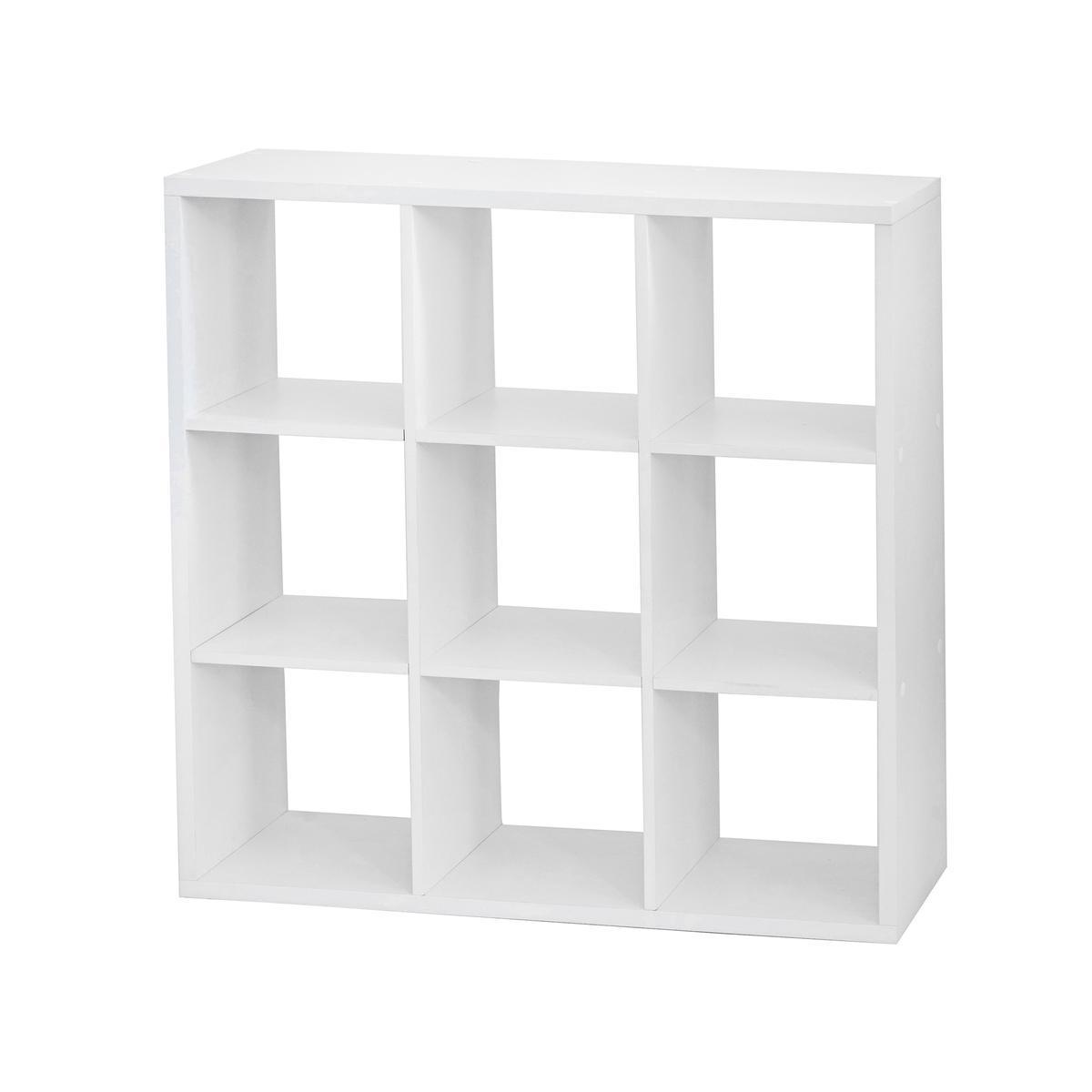 Etagère cube 9 cases - Blanc