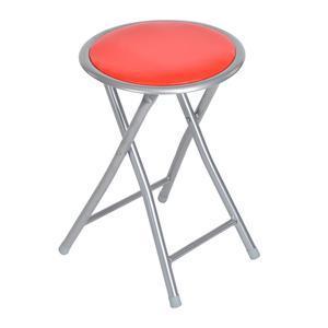 Tabouret rond - Rouge
