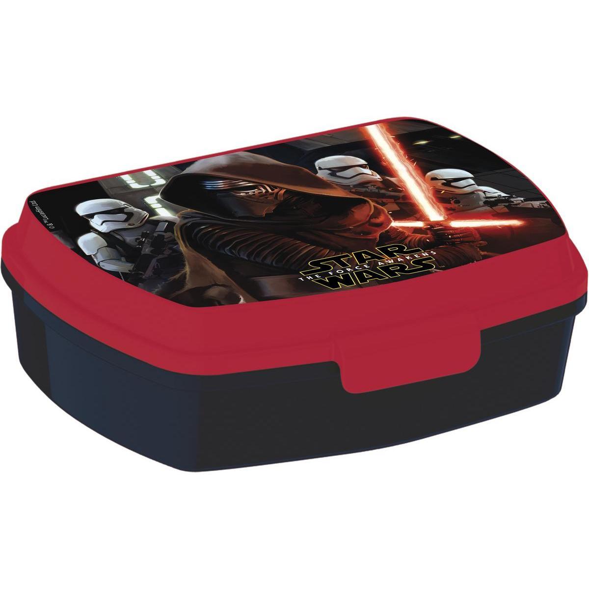 Lunchbox Star Wars - Polypropylène - 18 x 13,5 x H 5,5 cm - Multicolore