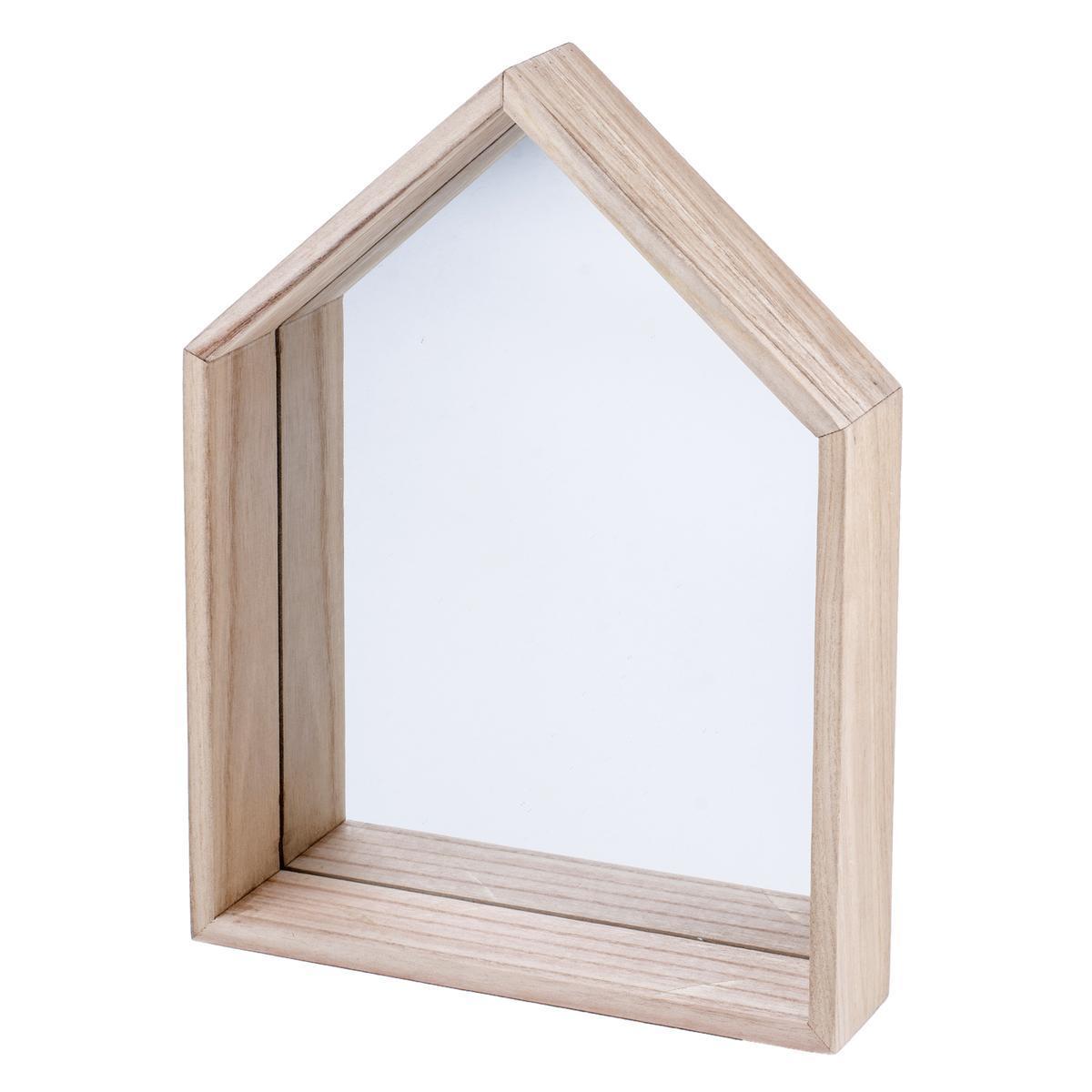 Ensemble de 3 étagères Maison Miroir - 34 x 6 x H 25,5 cm