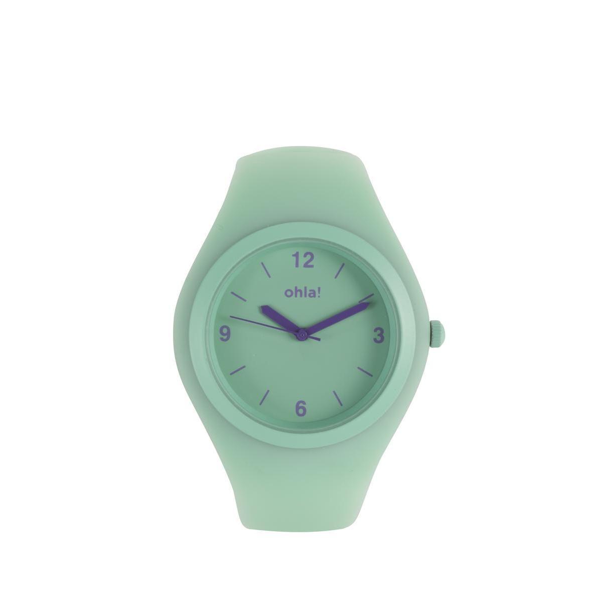 Montre - Silicone - 24,5 cm - Différents coloris