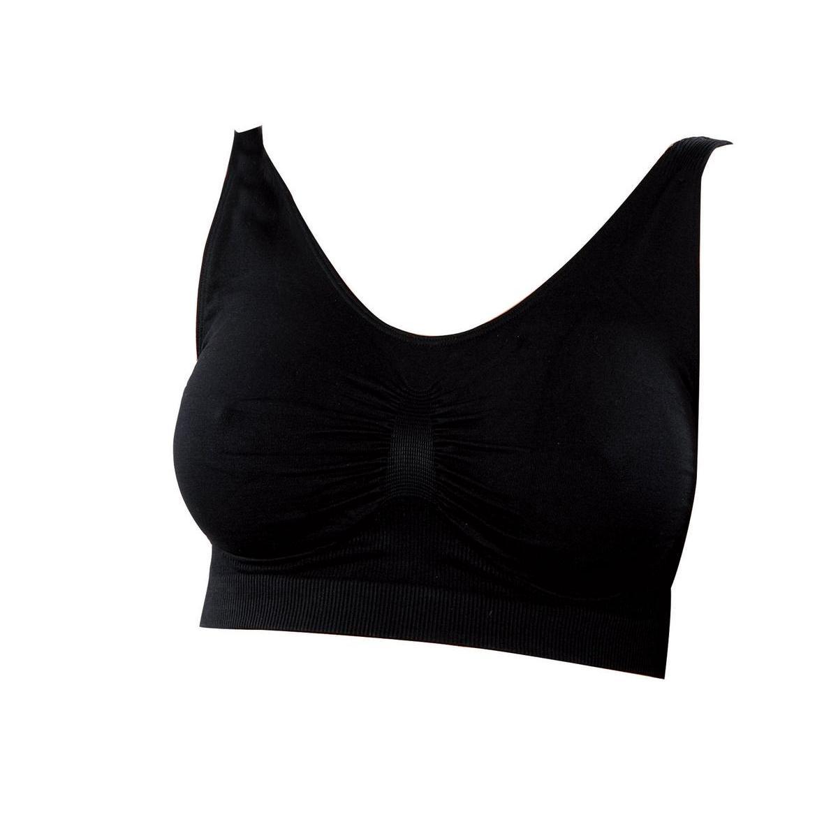 Brassière - Polyamide et élasthanne - XL - Noir