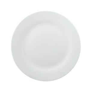 Assiette plate à aile - Blanc