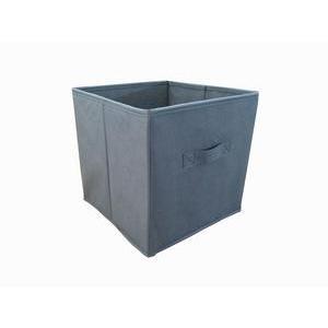 Cube de rangement - Polyester - 28 x 28 x H 28 cm - Différents coloris