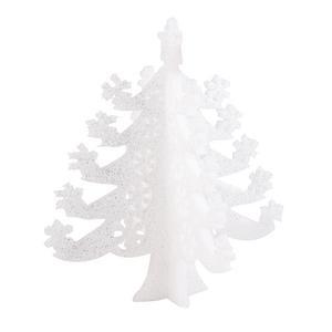 SAPIN MOUSSE BLANC 3D 30CM