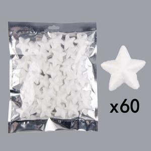 SACHET 60 ETOILES BLANC