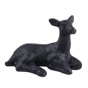 BICHE ALLONGEE NOIR PAILLT