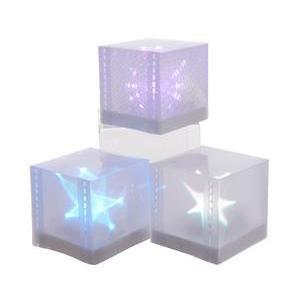 Boîte cadeau 5 cm LED col change de