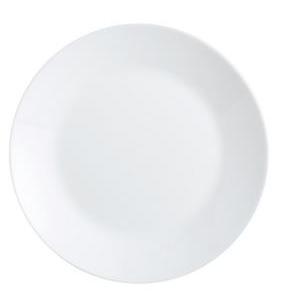 Assiette plate Zélie - ø 25 cm - Blanc