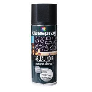 Bombe peinture tableau noir - 400 ml - Noir