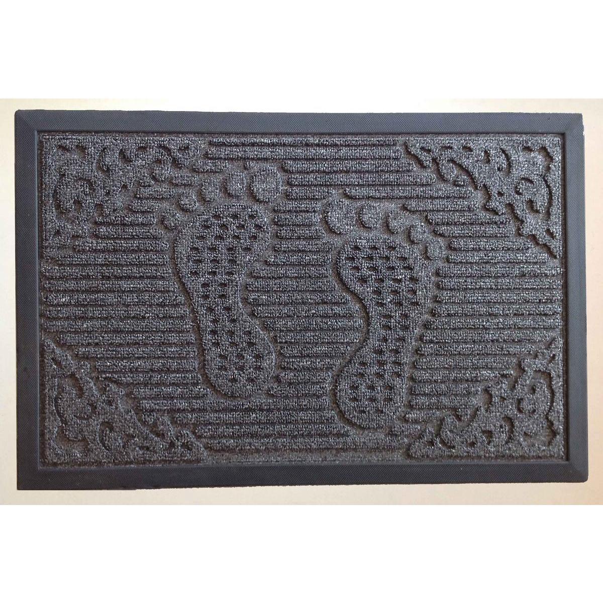 Tapis - Polypropylène et caoutchouc - 60 x 40 cm - Différents coloris