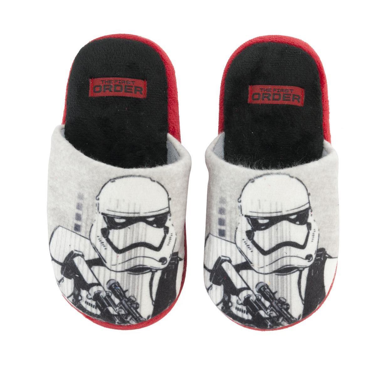 Chaussons Stromtrooper - Polyester et PVC - Noir et gris