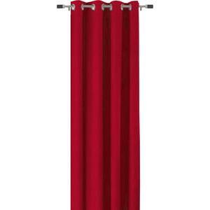 Rideau occultant - 100 % polyester - 135 x 240 cm - Rouge